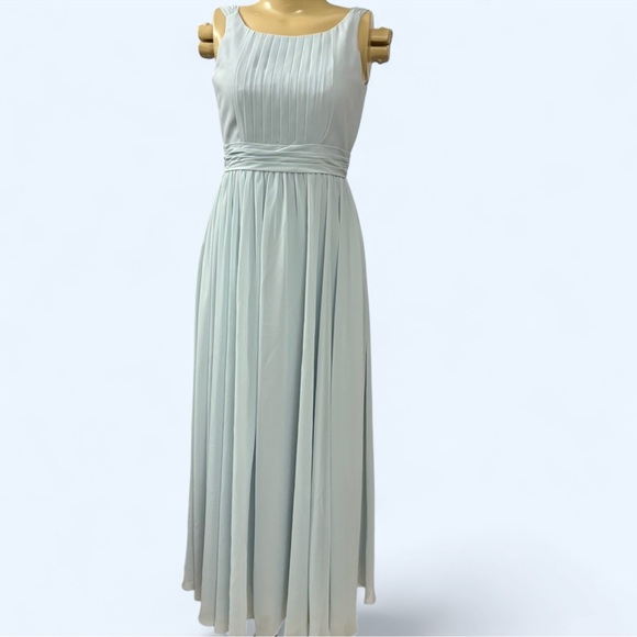 Azazie Sky Blue and Cream Fabric - Picture 6 of 16